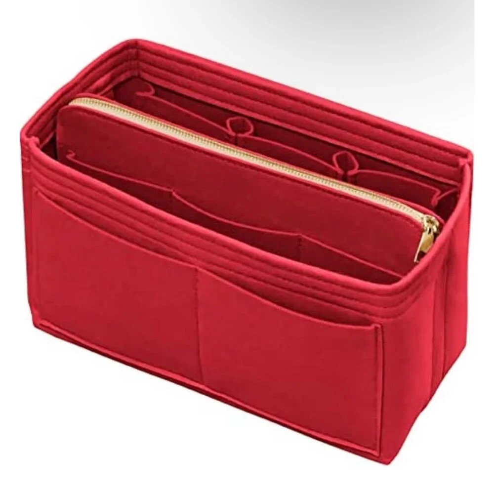 Handbags Tote Purse Diaper-Bag Cosmetic Bag Organizer, 12 Pockets - Drawstring -